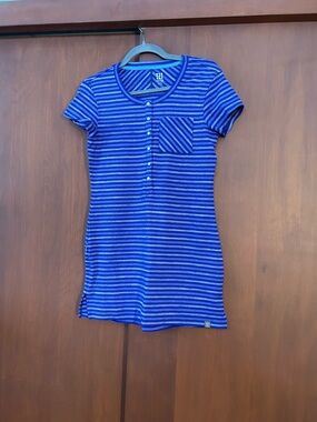 Title Nine Purple Striped Dress